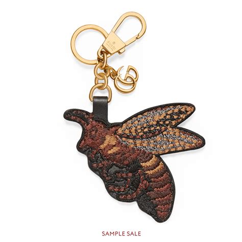 gucci bee-shaped key chain|gucci keychain.